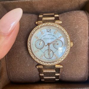 Rose gold Micheal Kors watch